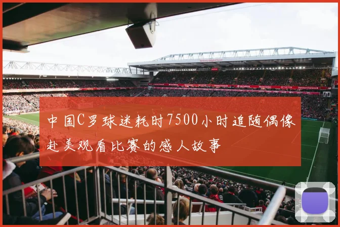 中国C罗球迷耗时7500小时追随偶像赴美观看比赛的感人故事